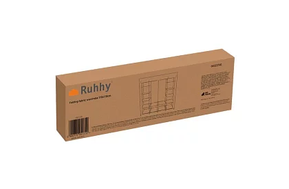 Szövet összecsukható szekrény – 170 × 170 × 42 cm