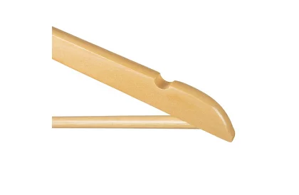 Fa fából készült ruhakasztók – 10 darabos készlet