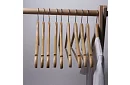 Fa fából készült ruhakasztók – 10 darabos készlet