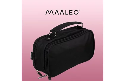 Iskolai tolltartó - fekete tolltartó füllel