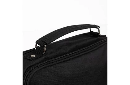 Iskolai tolltartó - fekete tolltartó füllel