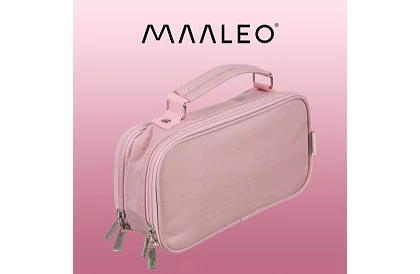 Iskolai tolltartó - rózsaszín tolltartó füllel