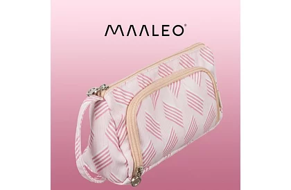 Iskolai tolltartó - rózsaszín tolltartó mintával