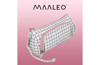 Iskolai tolltartó - kockás tolltartó