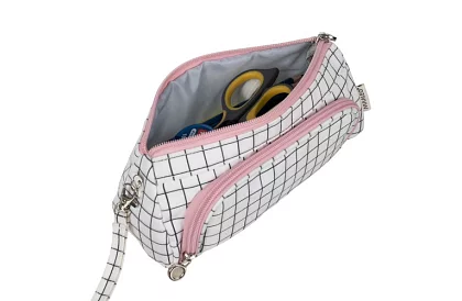 Iskolai tolltartó - kockás tolltartó