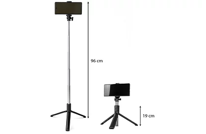 Bluetooth szelfi bot 2 az 1 - állvány - távirányító