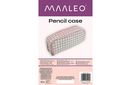 Bővíthető iskolai tolltartó - kockás tolltartó