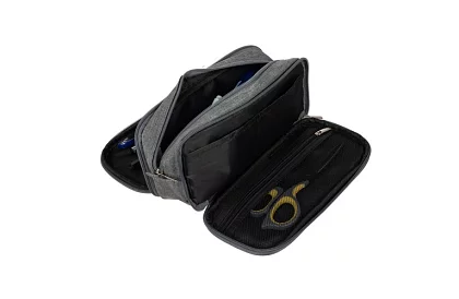 Bővíthető iskolai tolltartó - szürke tolltartó