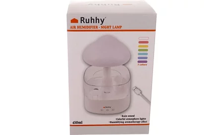 Párásztó LED éjjeli lámpával, esőcsepp hatással