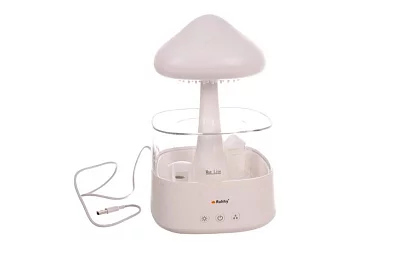 Párásztó LED éjjeli lámpával, esőcsepp hatással