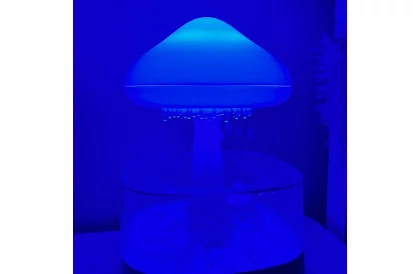 Párásztó LED éjjeli lámpával, esőcsepp hatással