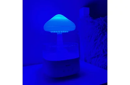 Párásztó LED éjjeli lámpával, esőcsepp hatással