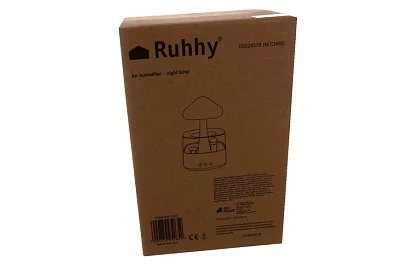 Párásztó LED éjjeli lámpával, esőcsepp hatással