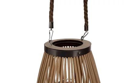 Bambusz lámpás - gyertya 23 x 40 cm