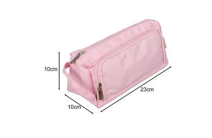 Iskolai tolltartó - rózsaszín tolltartó füllel