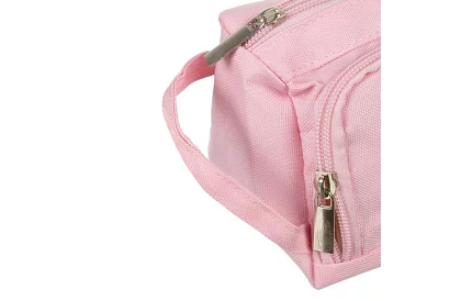 Iskolai tolltartó - rózsaszín tolltartó füllel