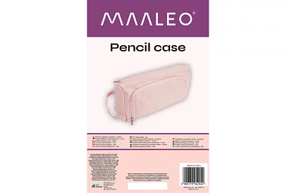 Iskolai tolltartó - rózsaszín tolltartó füllel