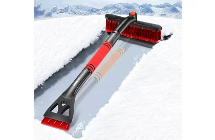 Teleszkópos ablakkaparó a hóseprővel