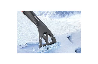 Teleszkópos ablakkaparó a hóseprővel