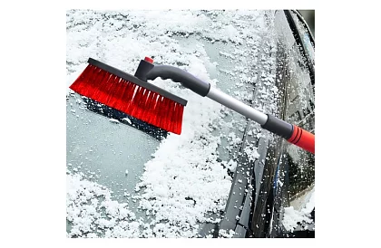 Teleszkópos ablakkaparó a hóseprővel