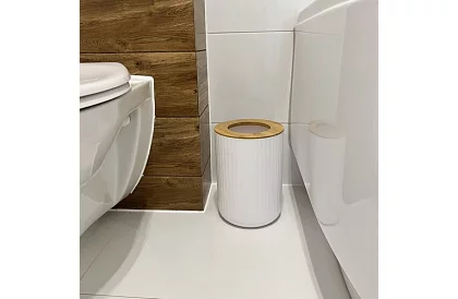 Fürdőszobai kiegészítők - fehér készlet 6 darab