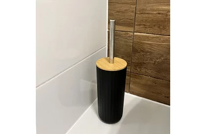 Fürdőszobai kiegészítők - fekete szett 6 darab