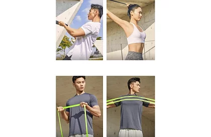 Erősítő ellenállású gumiszalagok 4 darab – 2-40 kg