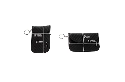 Kulcstartó és kártyatartó – blokkolja a jel másolását - 2 darab