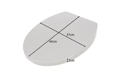 WC deszka lassú lecsukással