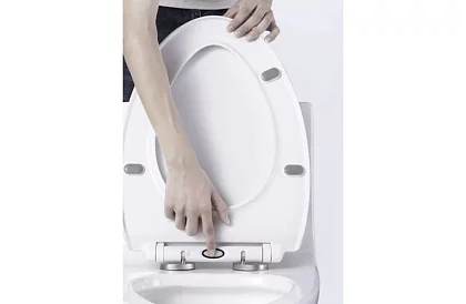 WC deszka lassú lecsukással