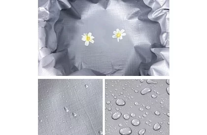 Zárólemez hálóval - 3 x 4 méter