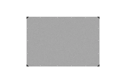 Zárólemez hálóval - 3 x 4 méter