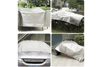 Zárólemez hálóval - 3 x 4 méter