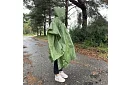 Esőkabát poncsó - zöld