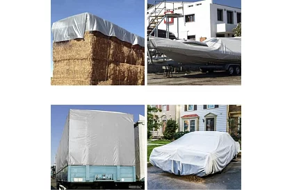 Zárólemez hálóval - 4 x 5 méter