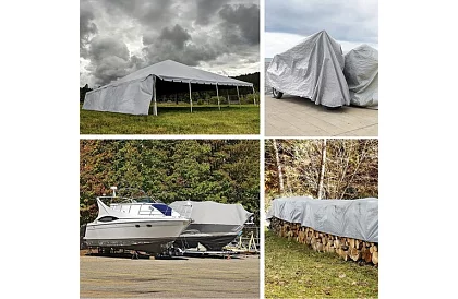 Zárólemez hálóval - 4 x 5 méter