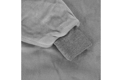 Nagy oversize kapucnis pulóver - szürke takaró