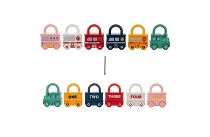 Oktatási kocsik lakatokkal