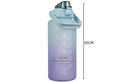 Nagy motiváló vízpalack 2000 ml