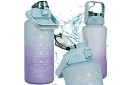 Nagy motiváló vízpalack 2000 ml