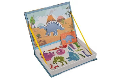 Magnetikus puzzle könyv - Dinoszaurusz