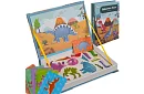Magnetikus puzzle könyv - Dinoszaurusz