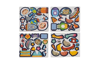 Magnetikus puzzle könyv - univerzum