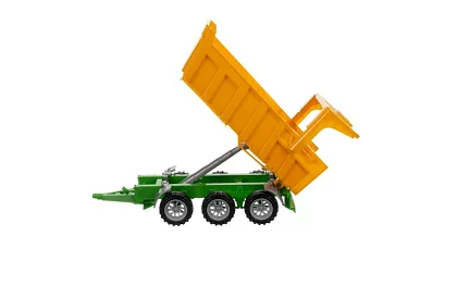 Nagy traktor utánfutóval