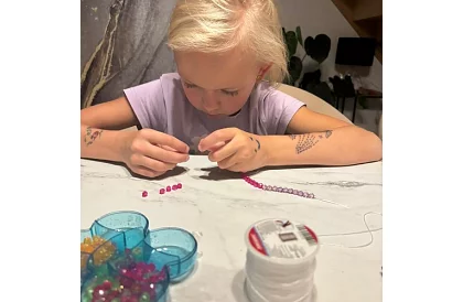 Átlátszó gumi karkötők készítéséhez - 40 m