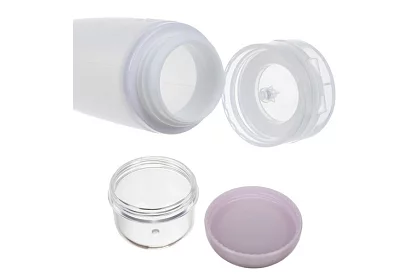 Utazási üvegek kozmetikumokhoz - készlet repülőgépre