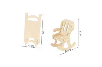 Fa bútor a babaházhoz