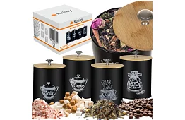 Konyhai élelmiszer tárolók – 4 darabos készlet