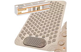 Fürdőszobai csúszásgátló szőnyeg a kád elé és a kádba