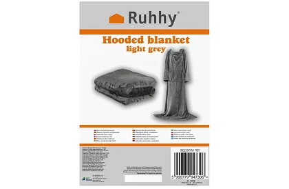 Televíziós takaró - köntös XXL - Világos szürke